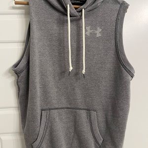 Under Armour gray tank hoodie size medium